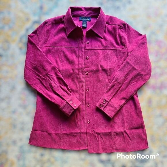 Denim&Co Tops - DENIM & Co suede blouse